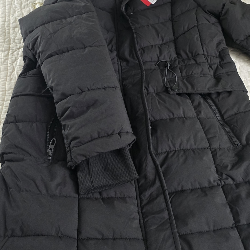 Spyder Black Stretch Puffer Jacket